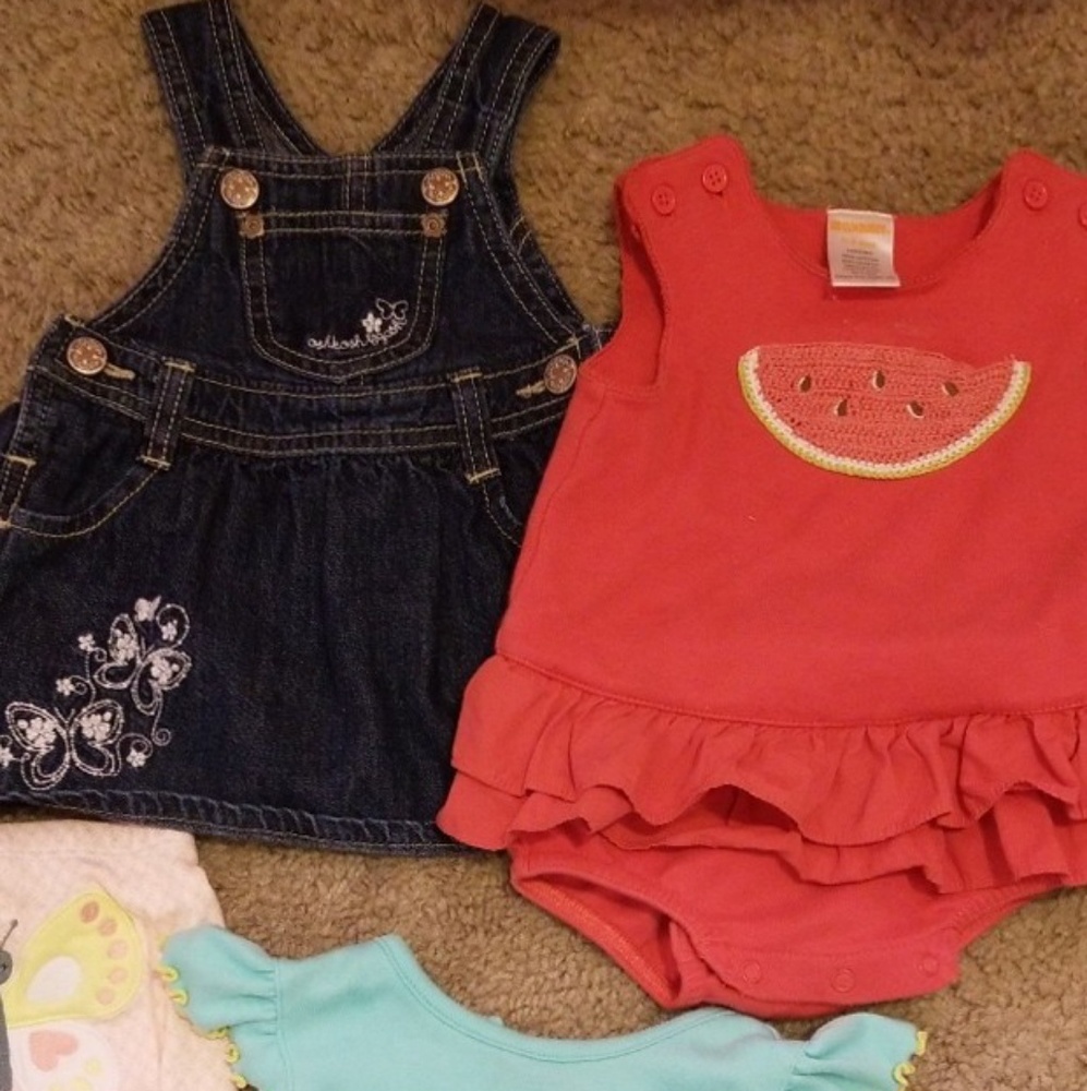 Several Baby girl clothes 3 months